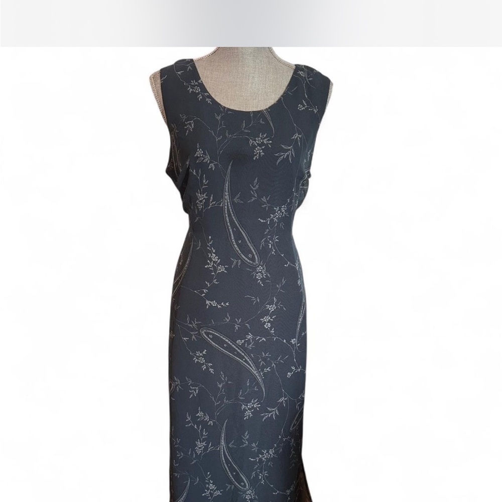 Blue Paisley Maxi Dress